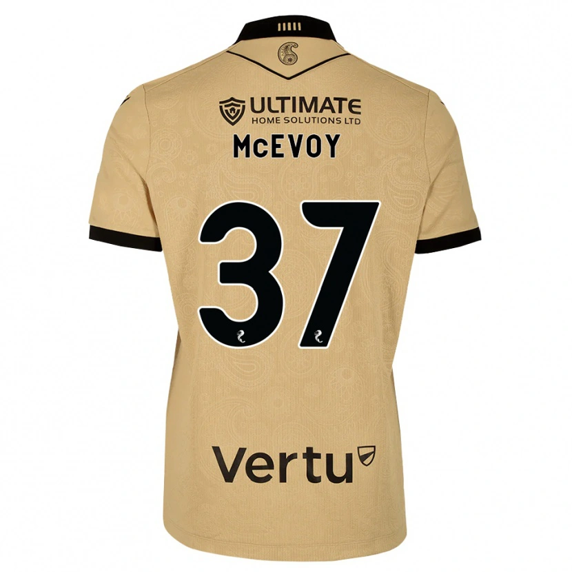 Danxen Damen Carrick Mcevoy #37 Burlywood Schwarz Auswärtstrikot Trikot 2026/27 T-Shirt Schweiz