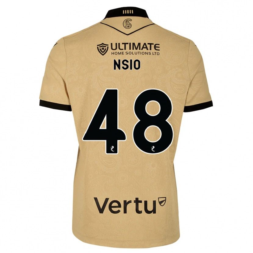 Danxen Damen Paul Nsio #48 Burlywood Schwarz Auswärtstrikot Trikot 2026/27 T-Shirt Schweiz