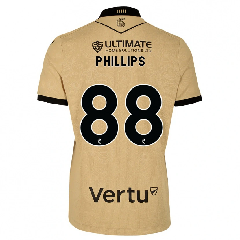 Danxen Damen Killian Phillips #88 Burlywood Schwarz Auswärtstrikot Trikot 2026/27 T-Shirt Schweiz