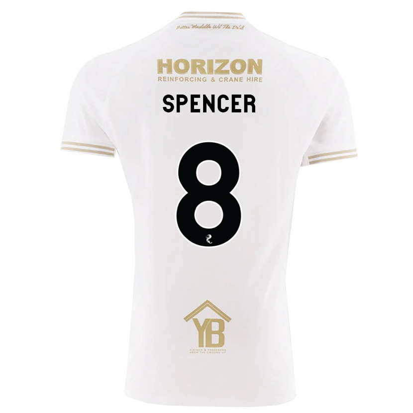 Danxen Damen Brad Spencer #8 Weizen Weiß Auswärtstrikot Trikot 2026/27 T-Shirt Schweiz