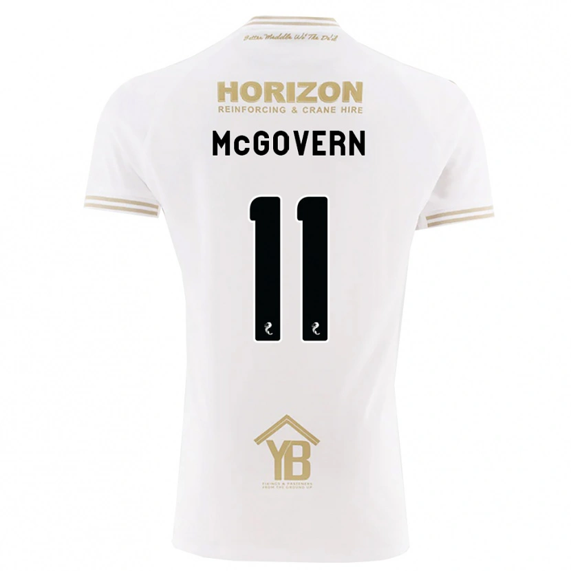 Danxen Damen Paul Mcgovern #11 Weizen Weiß Auswärtstrikot Trikot 2026/27 T-Shirt Schweiz