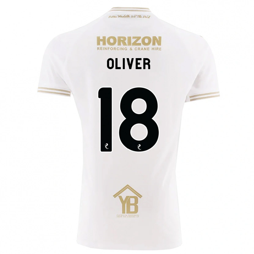 Danxen Damen Gary Oliver #18 Weizen Weiß Auswärtstrikot Trikot 2026/27 T-Shirt Schweiz
