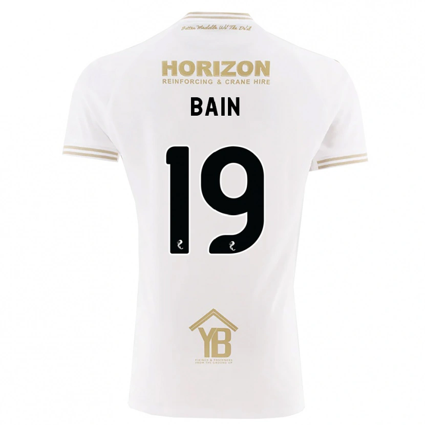 Danxen Damen Scott Bain #19 Weizen Weiß Auswärtstrikot Trikot 2026/27 T-Shirt Schweiz