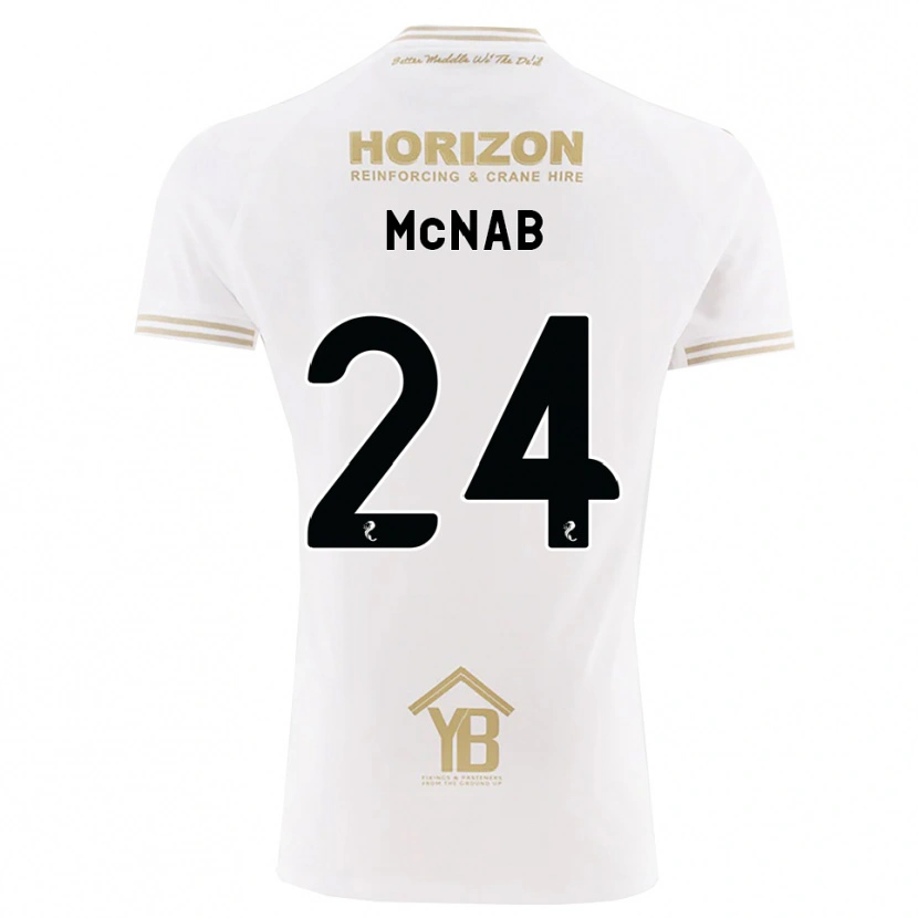 Danxen Damen Cameron Mcnab #24 Weizen Weiß Auswärtstrikot Trikot 2026/27 T-Shirt Schweiz