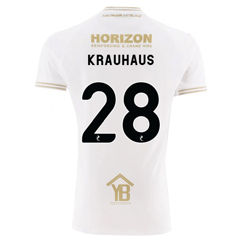 Danxen Damen Ben Krauhaus #28 Weizen Weiß Auswärtstrikot Trikot 2026/27 T-Shirt Schweiz