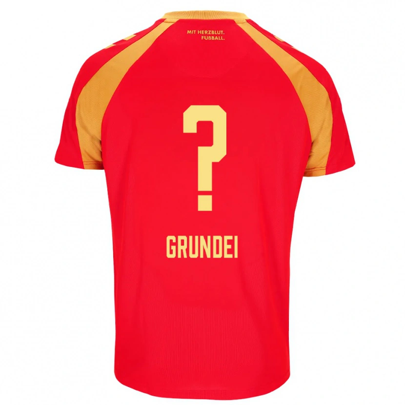 Danxen Damen Justin Grundei #0 Rot Orange Schwarz Auswärtstrikot Trikot 2026/27 T-Shirt Schweiz