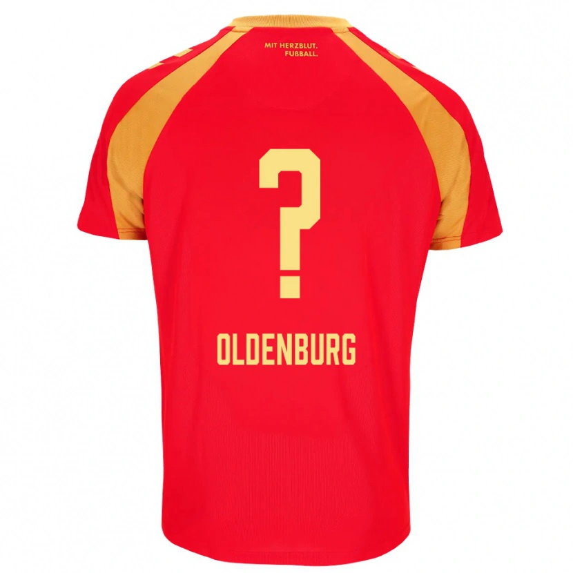 Danxen Damen Leon Oldenburg #0 Rot Orange Schwarz Auswärtstrikot Trikot 2026/27 T-Shirt Schweiz