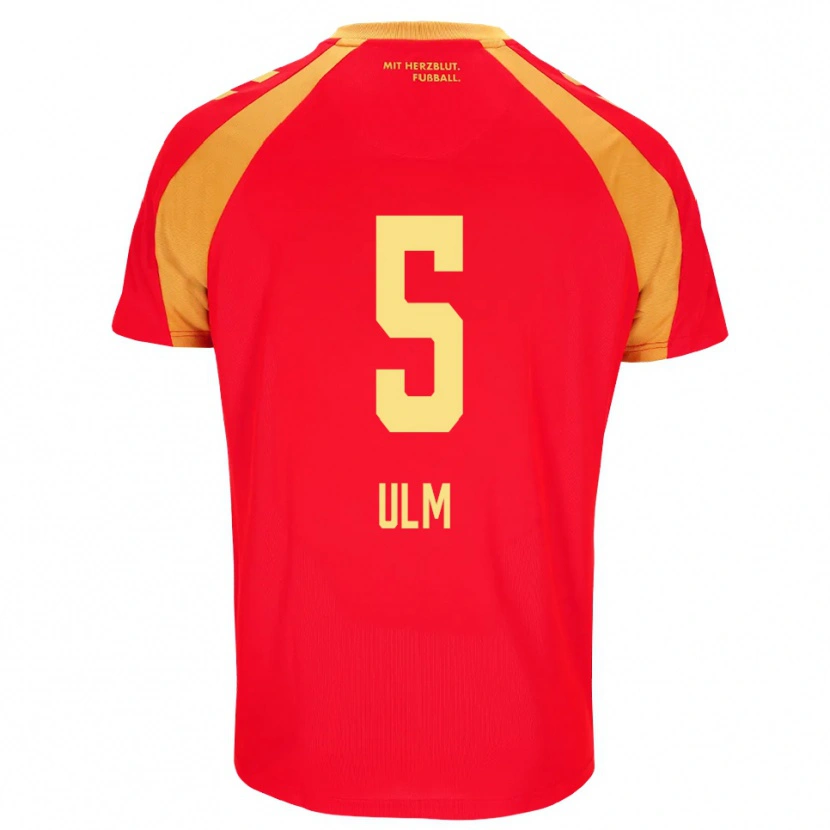 Danxen Damen Ethan Ulm #5 Rot Orange Schwarz Auswärtstrikot Trikot 2026/27 T-Shirt Schweiz