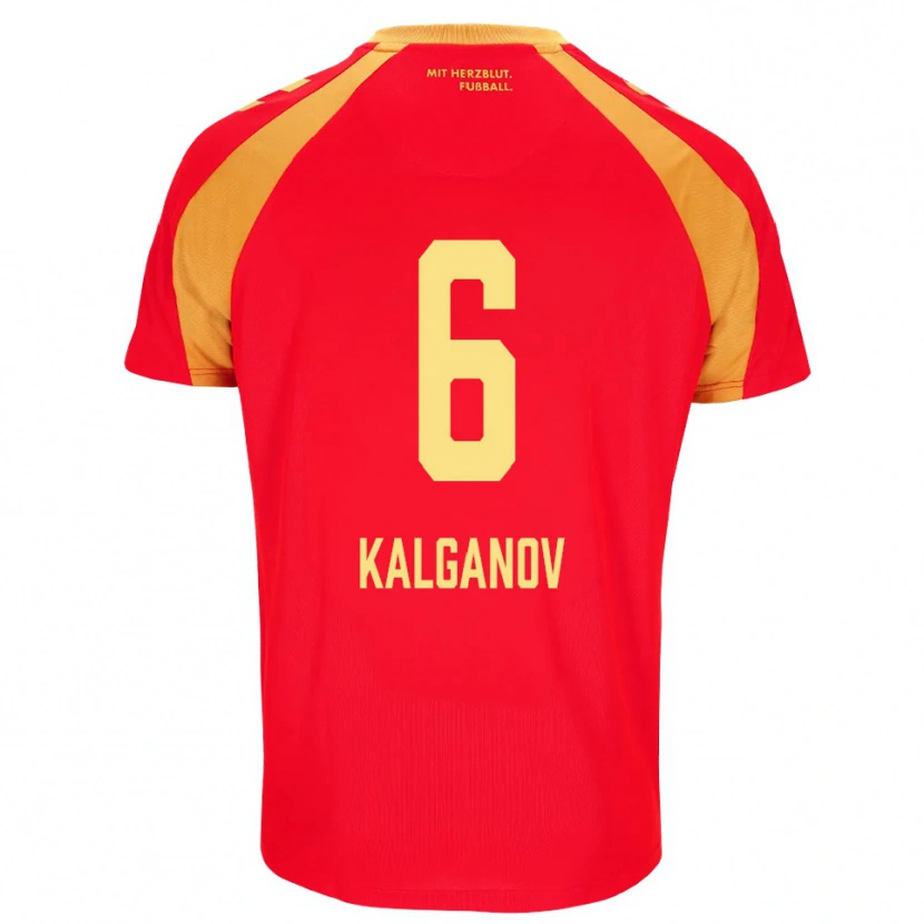 Danxen Damen Levin Kalganov #6 Rot Orange Schwarz Auswärtstrikot Trikot 2026/27 T-Shirt Schweiz