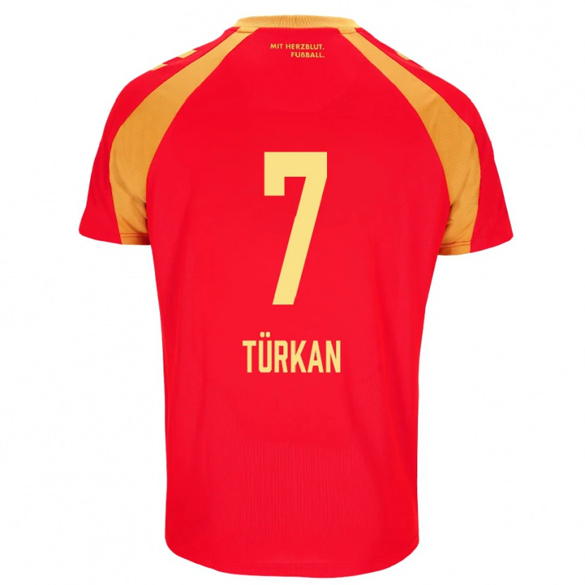Danxen Damen Semih Türkan #7 Rot Orange Schwarz Auswärtstrikot Trikot 2026/27 T-Shirt Schweiz