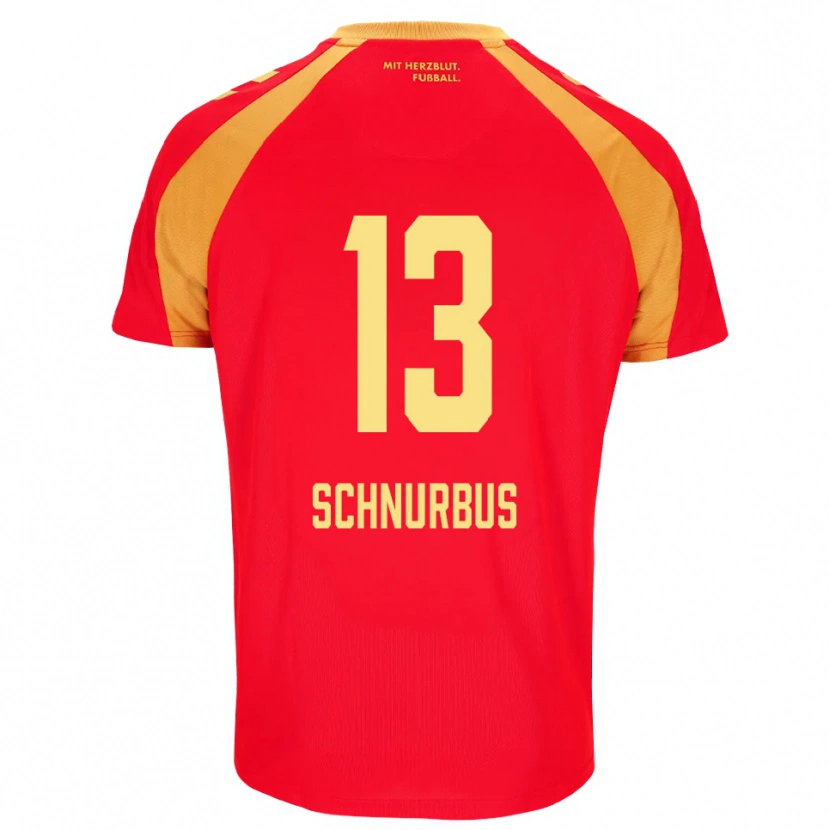 Danxen Damen Emil Schnurbus #13 Rot Orange Schwarz Auswärtstrikot Trikot 2026/27 T-Shirt Schweiz