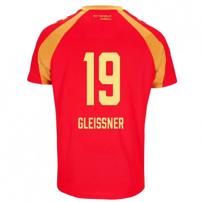Danxen Damen Kevin Gleissner #19 Rot Orange Schwarz Auswärtstrikot Trikot 2026/27 T-Shirt Schweiz