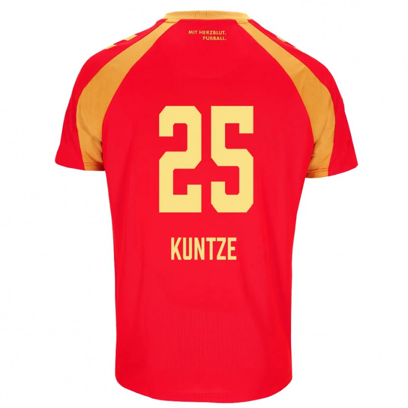 Danxen Damen Jakob Kuntze #25 Rot Orange Schwarz Auswärtstrikot Trikot 2026/27 T-Shirt Schweiz