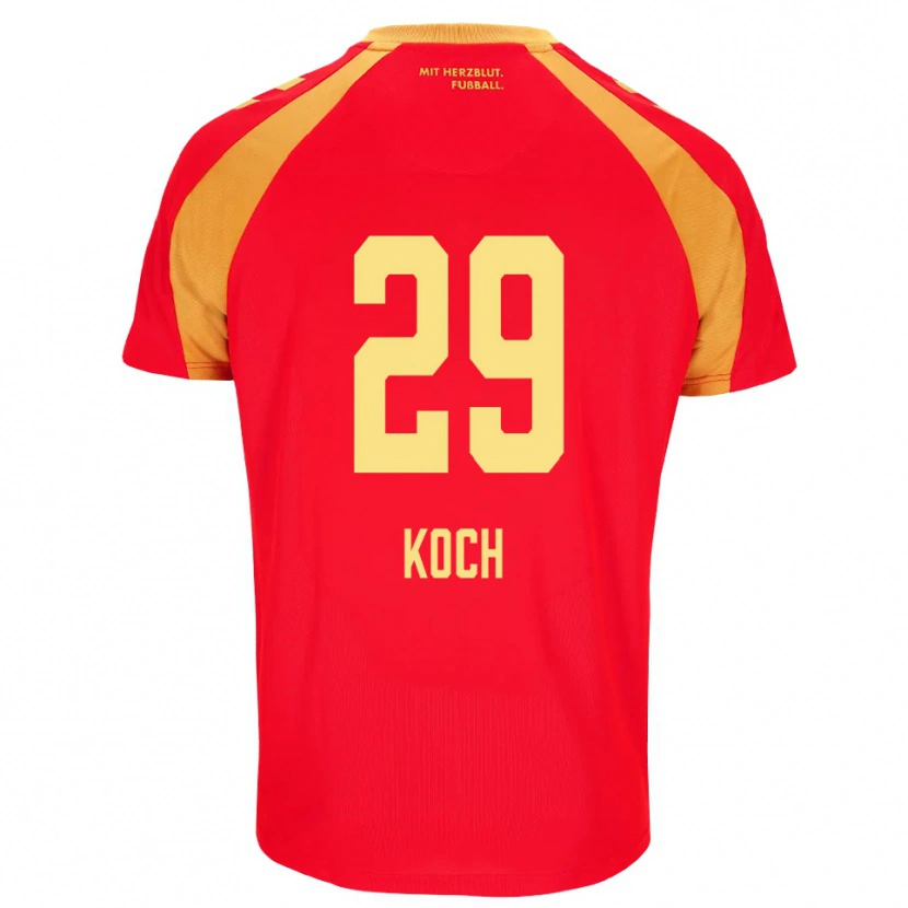 Danxen Damen Henrik Koch #29 Rot Orange Schwarz Auswärtstrikot Trikot 2026/27 T-Shirt Schweiz