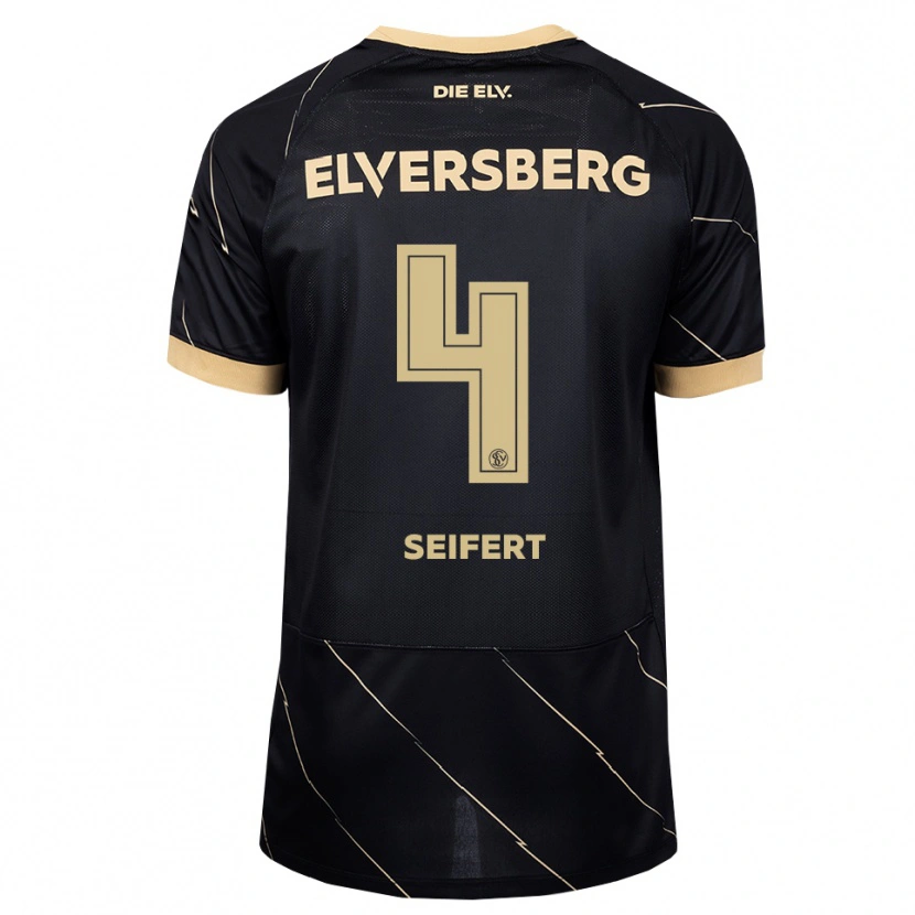 Danxen Damen Luis Seifert #4 Schwarz Braun Auswärtstrikot Trikot 2026/27 T-Shirt Schweiz
