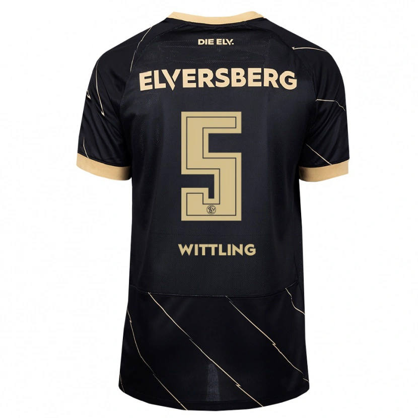 Danxen Damen Emilia Wittling #5 Schwarz Braun Auswärtstrikot Trikot 2026/27 T-Shirt Schweiz