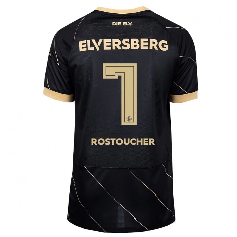 Danxen Damen Dorian Rostoucher #7 Schwarz Braun Auswärtstrikot Trikot 2026/27 T-Shirt Schweiz
