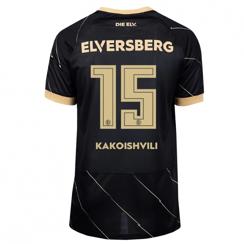 Danxen Damen Dimitri Kakoishvili #15 Schwarz Braun Auswärtstrikot Trikot 2026/27 T-Shirt Schweiz