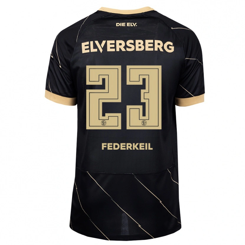 Danxen Damen Jonas Federkeil #23 Schwarz Braun Auswärtstrikot Trikot 2026/27 T-Shirt Schweiz