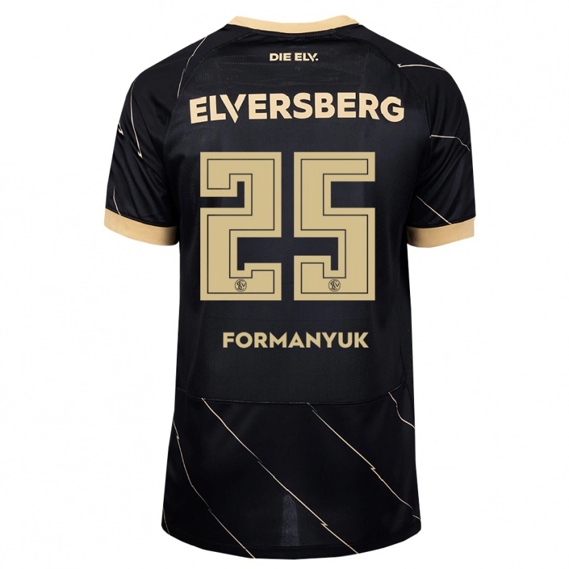 Danxen Damen Oleksandr Formanyuk #25 Schwarz Braun Auswärtstrikot Trikot 2026/27 T-Shirt Schweiz