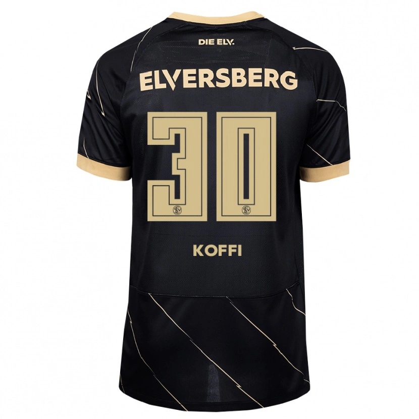 Danxen Damen Kevin Koffi #30 Schwarz Braun Auswärtstrikot Trikot 2026/27 T-Shirt Schweiz