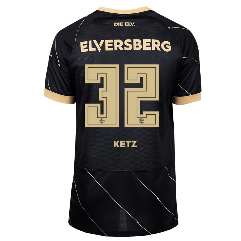 Danxen Damen Maas Ketz #32 Schwarz Braun Auswärtstrikot Trikot 2026/27 T-Shirt Schweiz