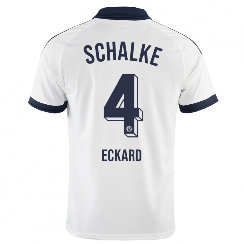 Danxen Damen Jonas Eckard #4 Schwarz Weiß Auswärtstrikot Trikot 2026/27 T-Shirt Schweiz