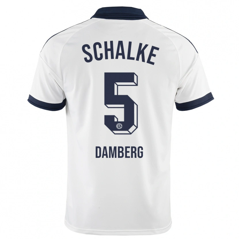 Danxen Damen Niclas Damberg #5 Schwarz Weiß Auswärtstrikot Trikot 2026/27 T-Shirt Schweiz