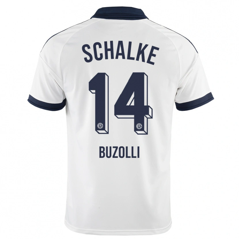 Danxen Damen Andri Buzolli #14 Schwarz Weiß Auswärtstrikot Trikot 2026/27 T-Shirt Schweiz