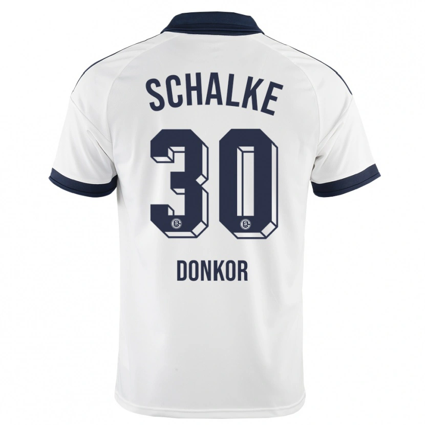 Danxen Damen Anton Donkor #30 Schwarz Weiß Auswärtstrikot Trikot 2026/27 T-Shirt Schweiz