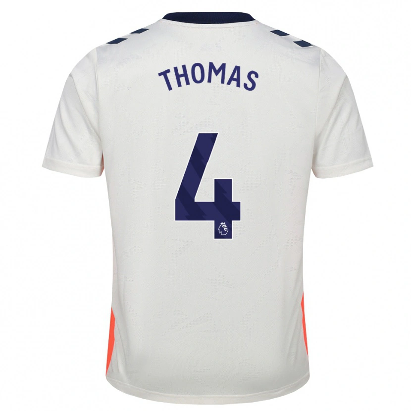 Danxen Damen Bobby Thomas #4 Weiß Orange Königsblau Auswärtstrikot Trikot 2026/27 T-Shirt Schweiz
