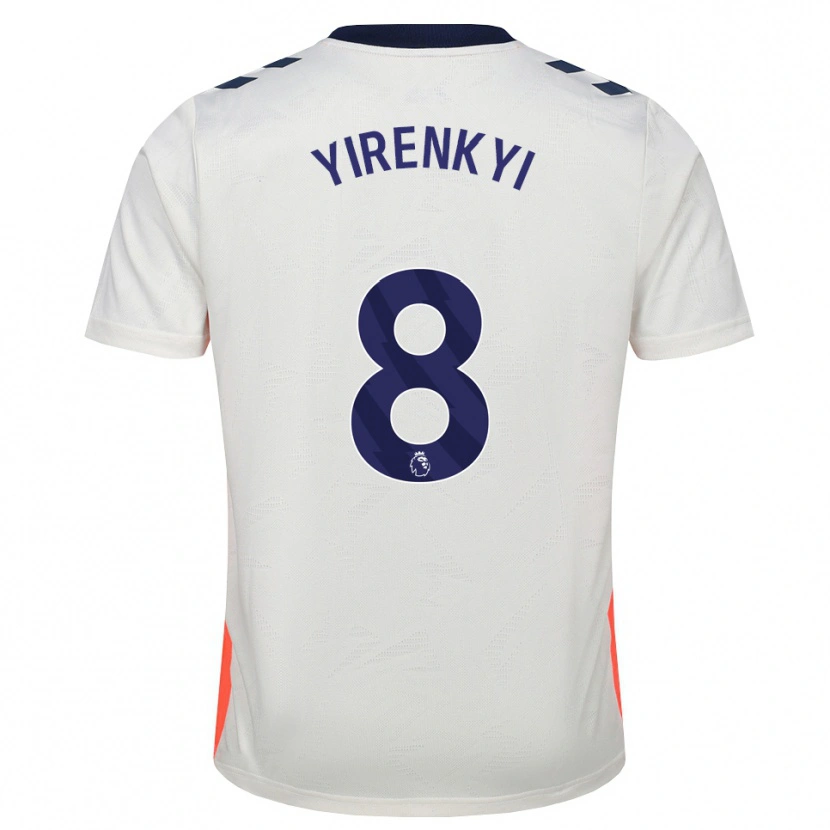 Danxen Damen Caleb Yirenkyi #8 Weiß Orange Königsblau Auswärtstrikot Trikot 2026/27 T-Shirt Schweiz