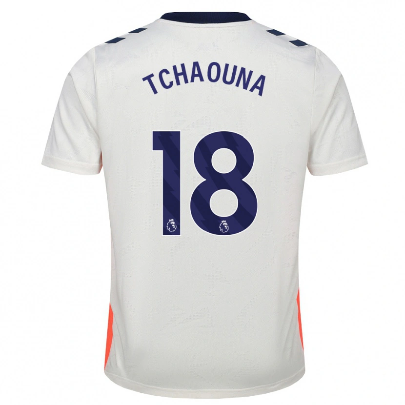 Danxen Damen Loum Tchaouna #18 Weiß Orange Königsblau Auswärtstrikot Trikot 2026/27 T-Shirt Schweiz