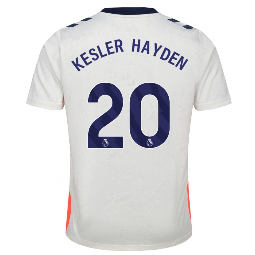 Danxen Damen Kaine Kesler-Hayden #20 Weiß Orange Königsblau Auswärtstrikot Trikot 2026/27 T-Shirt Schweiz