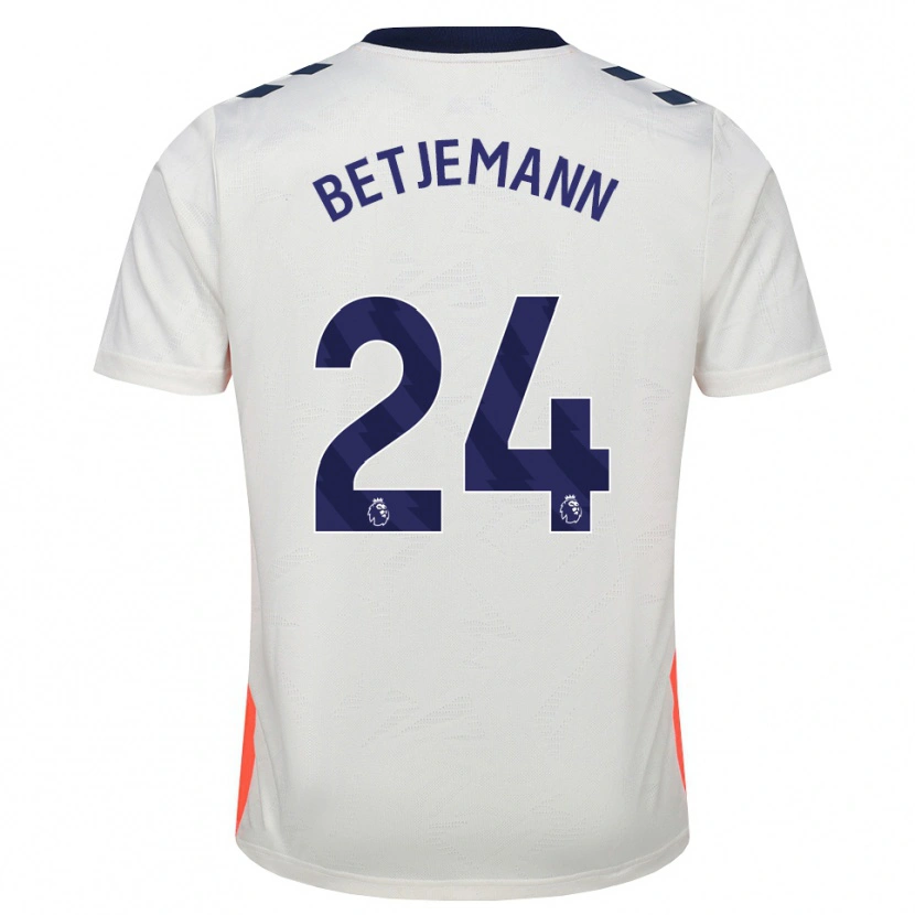 Danxen Damen Elliot Betjemann #24 Weiß Orange Königsblau Auswärtstrikot Trikot 2026/27 T-Shirt Schweiz