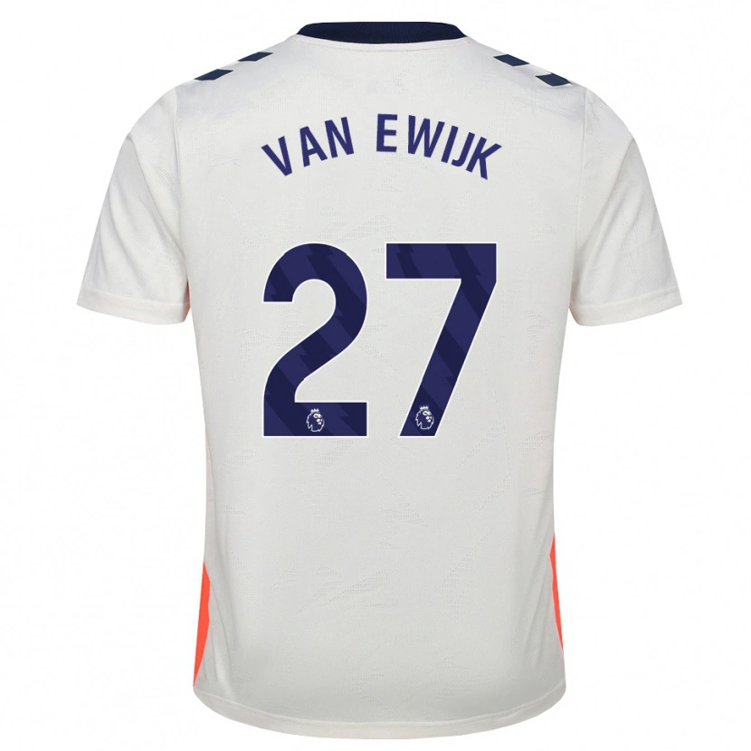 Danxen Damen Milan Van Ewijk #27 Weiß Orange Königsblau Auswärtstrikot Trikot 2026/27 T-Shirt Schweiz