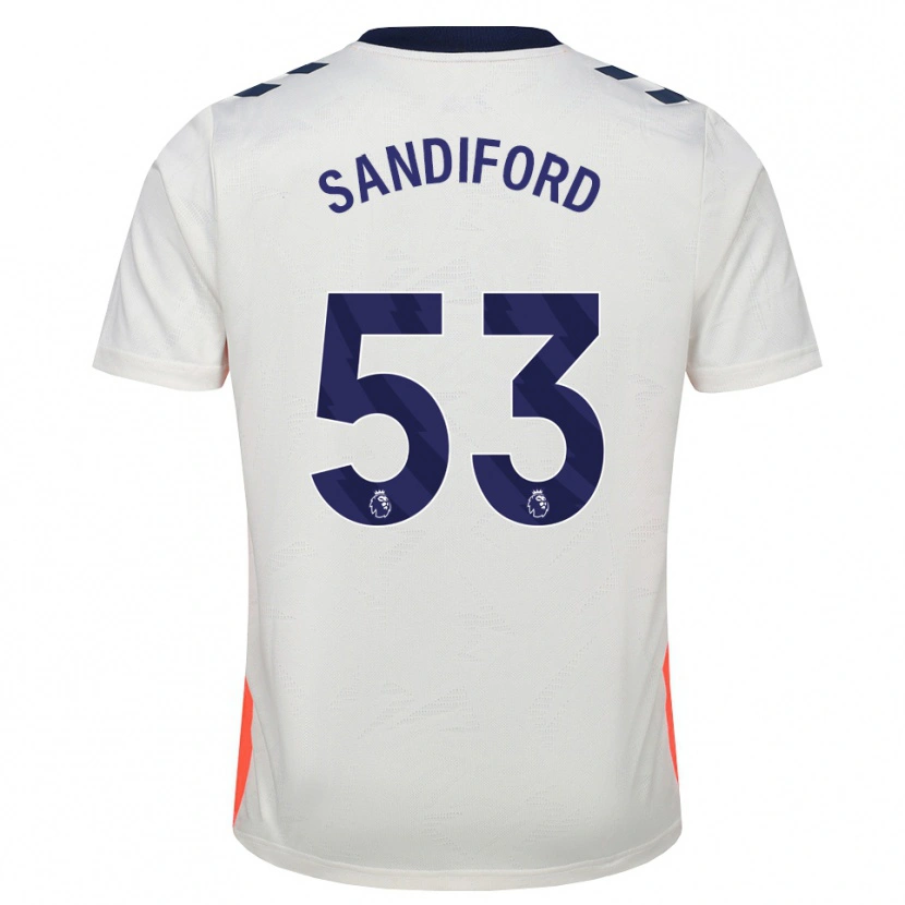 Danxen Damen Greg Sandiford #53 Weiß Orange Königsblau Auswärtstrikot Trikot 2026/27 T-Shirt Schweiz