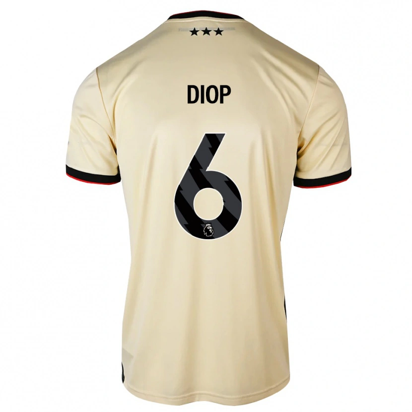 Danxen Damen Issa Diop #6 Zitronen-Chiffon Schwarz Rot Auswärtstrikot Trikot 2026/27 T-Shirt Schweiz