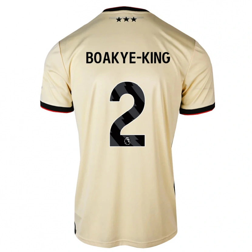Danxen Damen Isaac Boakye-King #2 Zitronen-Chiffon Schwarz Rot Auswärtstrikot Trikot 2026/27 T-Shirt Schweiz