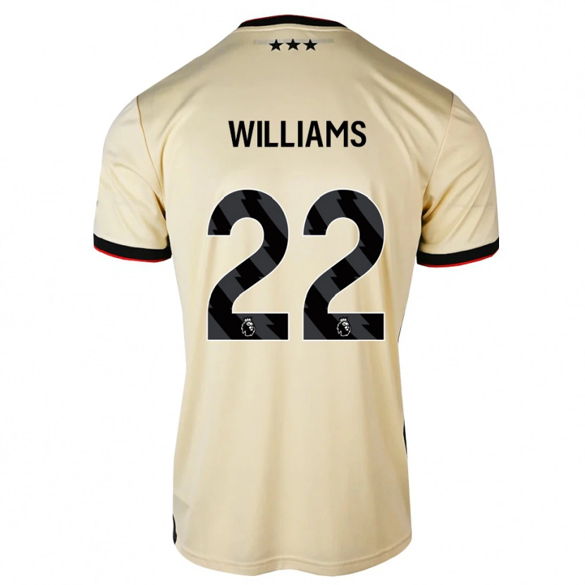 Danxen Damen Evie Williams #22 Zitronen-Chiffon Schwarz Rot Auswärtstrikot Trikot 2026/27 T-Shirt Schweiz