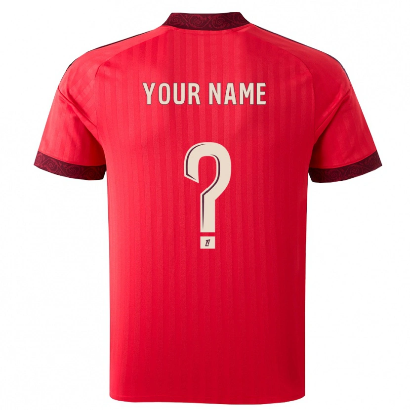 Danxen Damen Ihren Namen #0 Burgund Rot Weiß Auswärtstrikot Trikot 2026/27 T-Shirt Schweiz