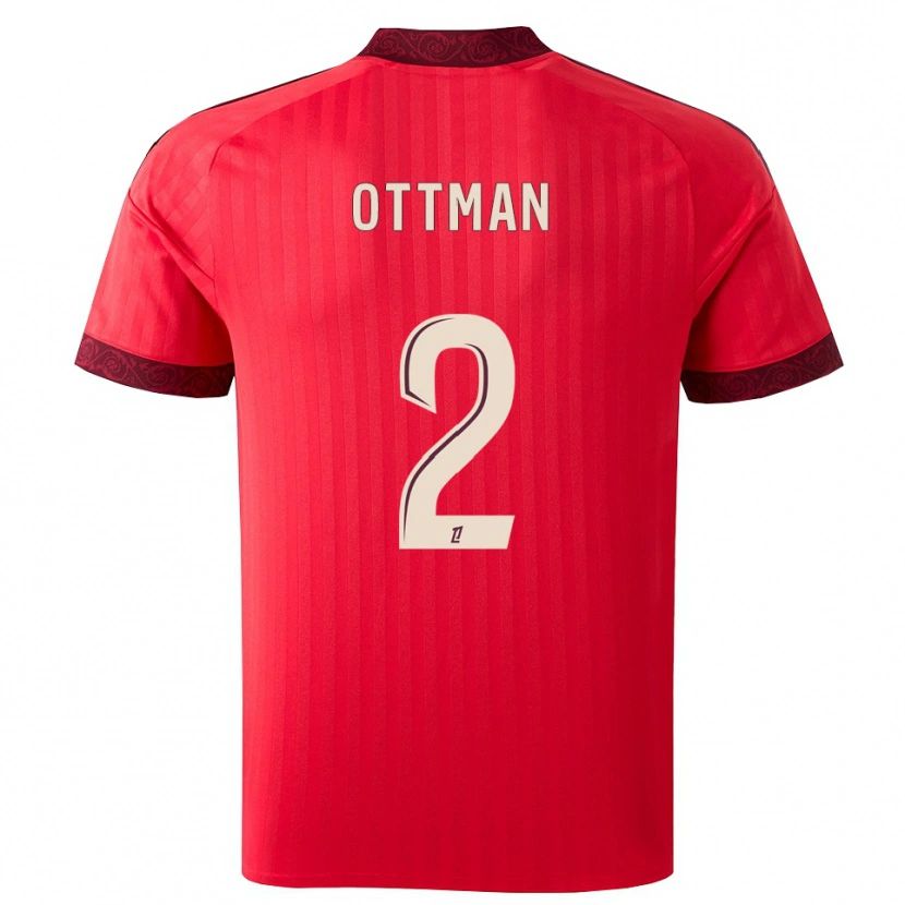 Danxen Damen Ottman Katırağ #2 Burgund Rot Weiß Auswärtstrikot Trikot 2026/27 T-Shirt Schweiz