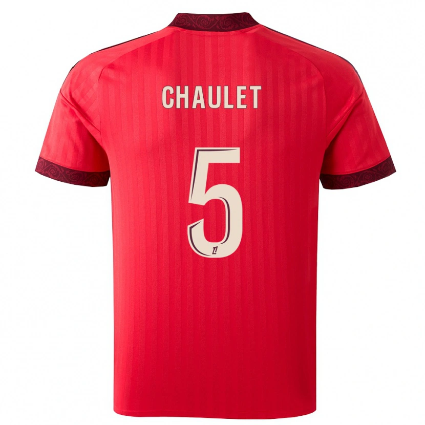 Danxen Damen Sawann Chaulet #5 Burgund Rot Weiß Auswärtstrikot Trikot 2026/27 T-Shirt Schweiz