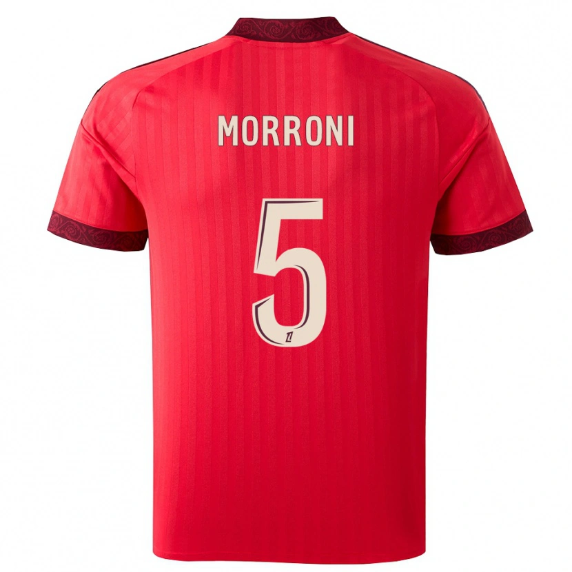 Danxen Damen Perle Morroni #5 Burgund Rot Weiß Auswärtstrikot Trikot 2026/27 T-Shirt Schweiz