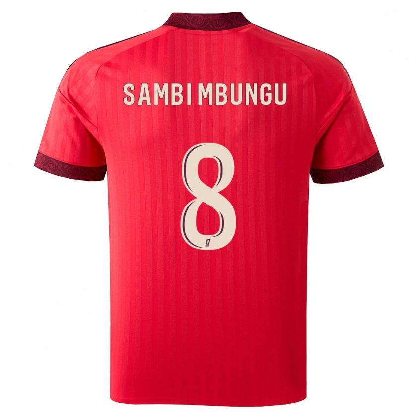 Danxen Damen Cluver Sambi Mbungu #8 Burgund Rot Weiß Auswärtstrikot Trikot 2026/27 T-Shirt Schweiz