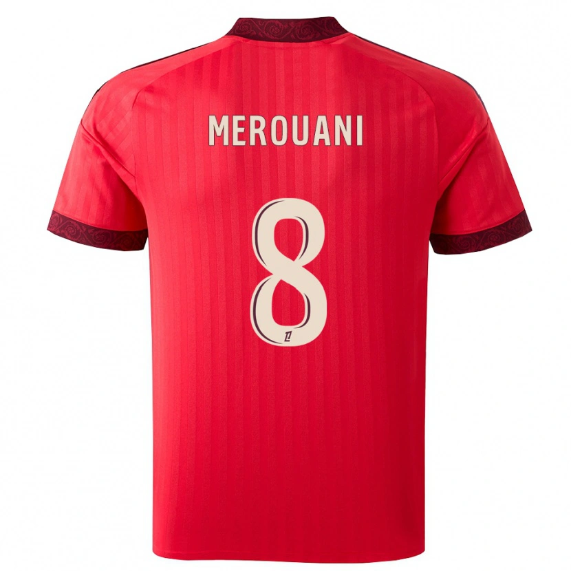 Danxen Damen Djibril Merouani #8 Burgund Rot Weiß Auswärtstrikot Trikot 2026/27 T-Shirt Schweiz
