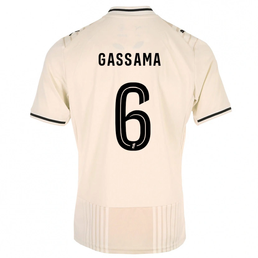 Danxen Damen Karamady Gassama #6 Altgold Schwarz Antikweiß Auswärtstrikot Trikot 2026/27 T-Shirt Schweiz