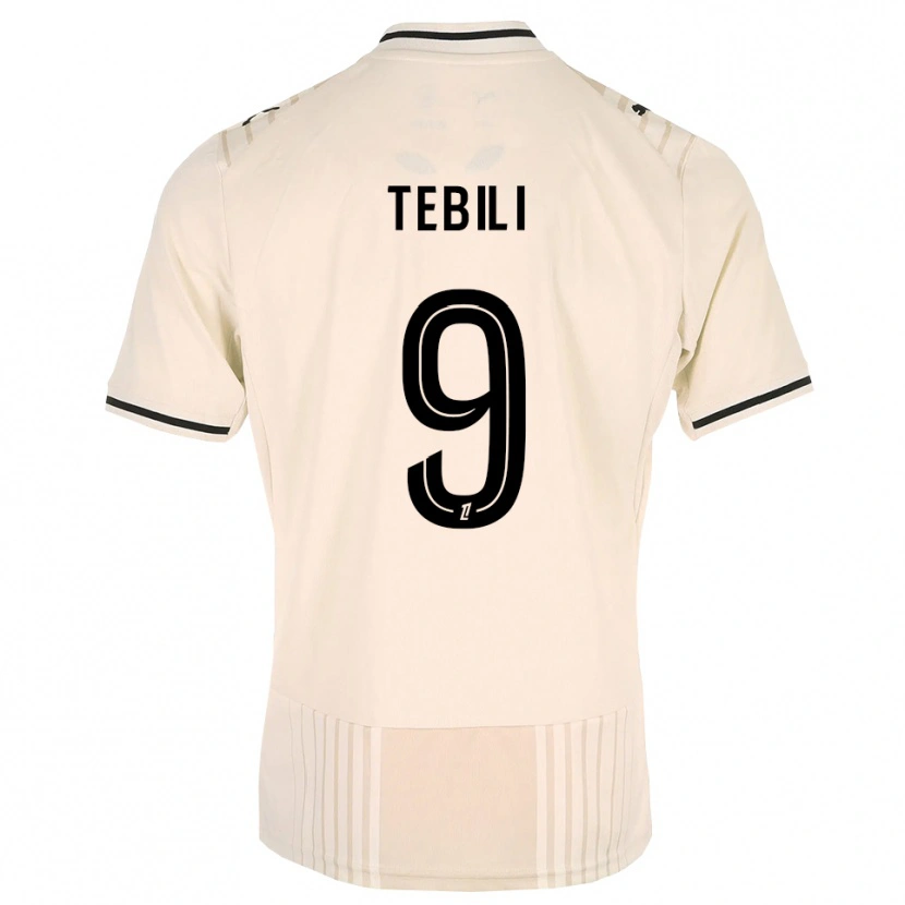 Danxen Damen David Tebili #9 Altgold Schwarz Antikweiß Auswärtstrikot Trikot 2026/27 T-Shirt Schweiz