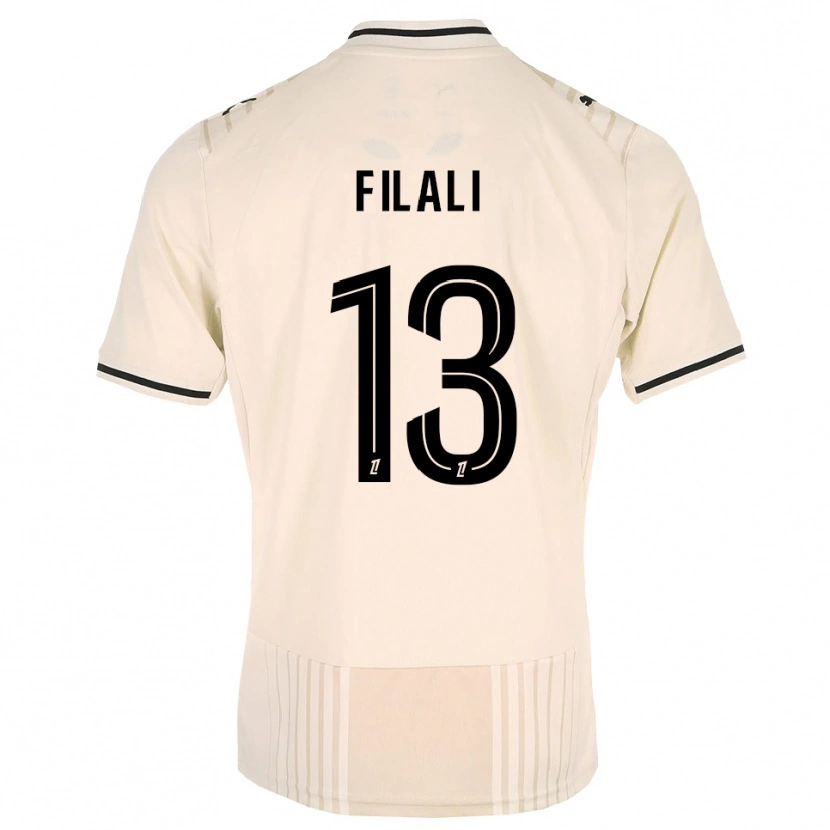 Danxen Damen Saad Filali #13 Altgold Schwarz Antikweiß Auswärtstrikot Trikot 2026/27 T-Shirt Schweiz