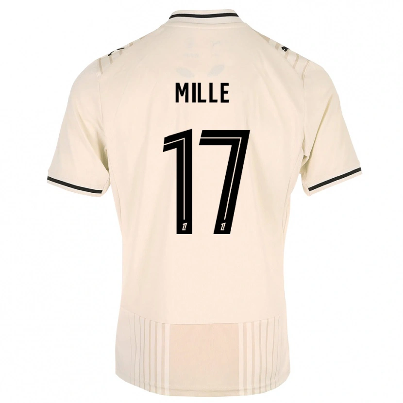 Danxen Damen Antoine Mille #17 Altgold Schwarz Antikweiß Auswärtstrikot Trikot 2026/27 T-Shirt Schweiz